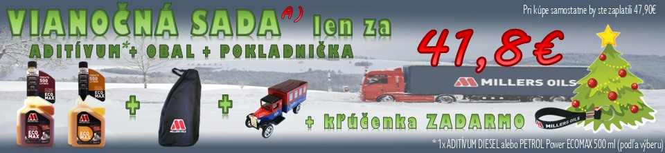 Vianon sada s pokladnikou